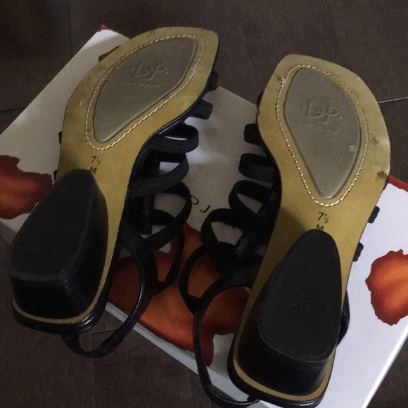 Donald J Pliner Drew 7.5 Elastic Stretch Sandals - Picture 3 of 10